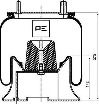 PE Automotive 084.181-71A - Bellow, air suspension www.autospares.lv