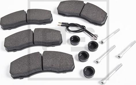 PE Automotive 086.356-00A - Brake Pad Set, disc brake www.autospares.lv