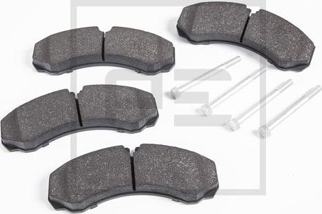 PE Automotive 086.353-00A - Brake Pad Set, disc brake www.autospares.lv