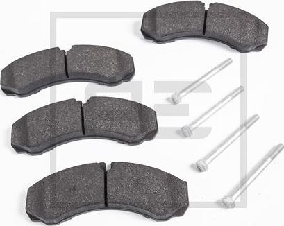 PE Automotive 086.353-10A - Brake Pad Set, disc brake www.autospares.lv