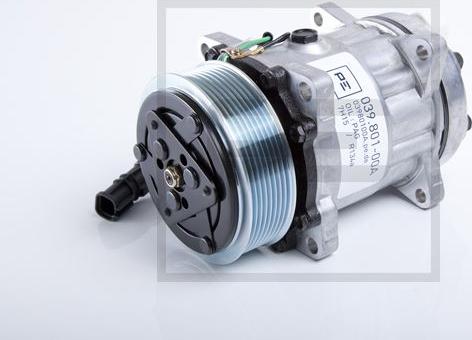 PE Automotive 039.801-00A - Kompresors, Gaisa kond. sistēma www.autospares.lv