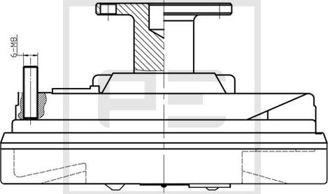 PE Automotive 030.189-00A - Sajūgs, Radiatora ventilators www.autospares.lv