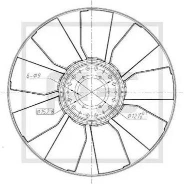 PE Automotive 030.184-00A - Ventilators, Motora dzesēšanas sistēma www.autospares.lv