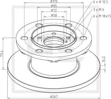 PE Automotive 026.656-10A - Bremžu diski autospares.lv