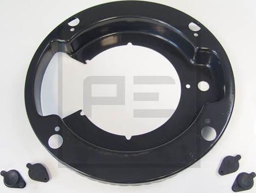 PE Automotive 146.160-00A - Aizsargplāksne, Bremžu trumulis www.autospares.lv