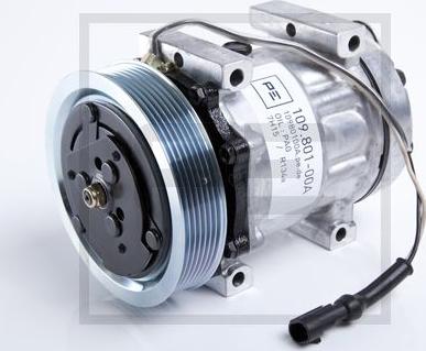 PE Automotive 109.801-00A - Kompresors, Gaisa kond. sistēma www.autospares.lv