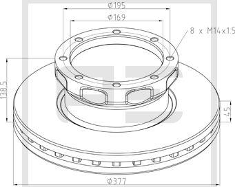 PE Automotive 106.209-00A - Bremžu diski www.autospares.lv