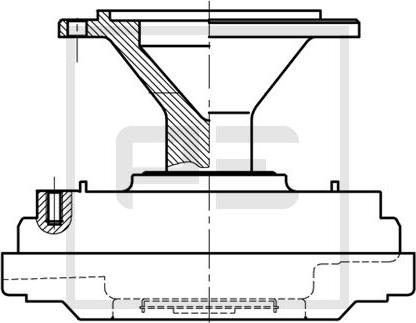 PE Automotive 100.240-00A - Sajūgs, Radiatora ventilators www.autospares.lv