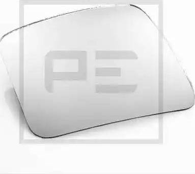 PE Automotive 108.025-00A - Spoguļstikls, Rampas spogulis www.autospares.lv