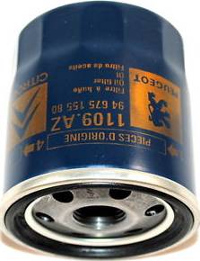 PEUGEOT 1109 AZ - Oil Filter www.autospares.lv