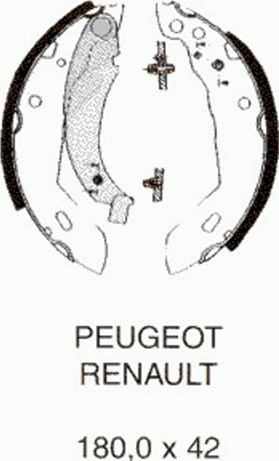 Pex 6.025 - Bremžu loku komplekts autospares.lv