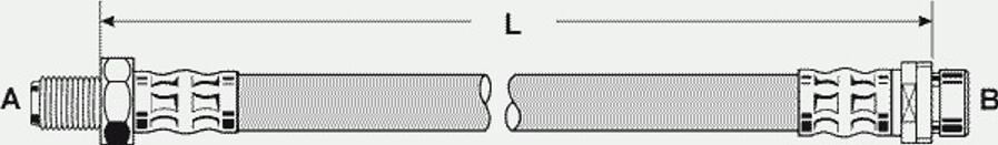 Pex 32.003 - Тормозной шланг www.autospares.lv