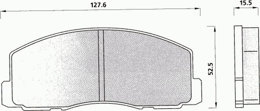 Pex 7078 - Brake Pad Set, disc brake www.autospares.lv