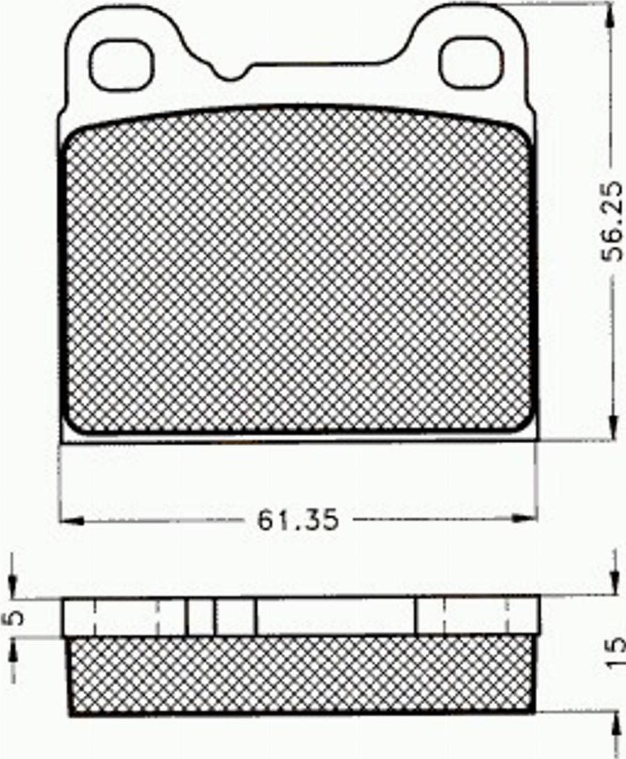 Pex 7141 - Тормозные колодки, дисковые, комплект www.autospares.lv