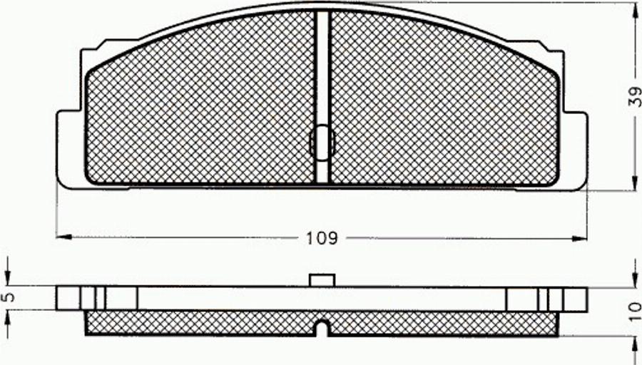 Pex 7119 - Bremžu uzliku kompl., Disku bremzes www.autospares.lv