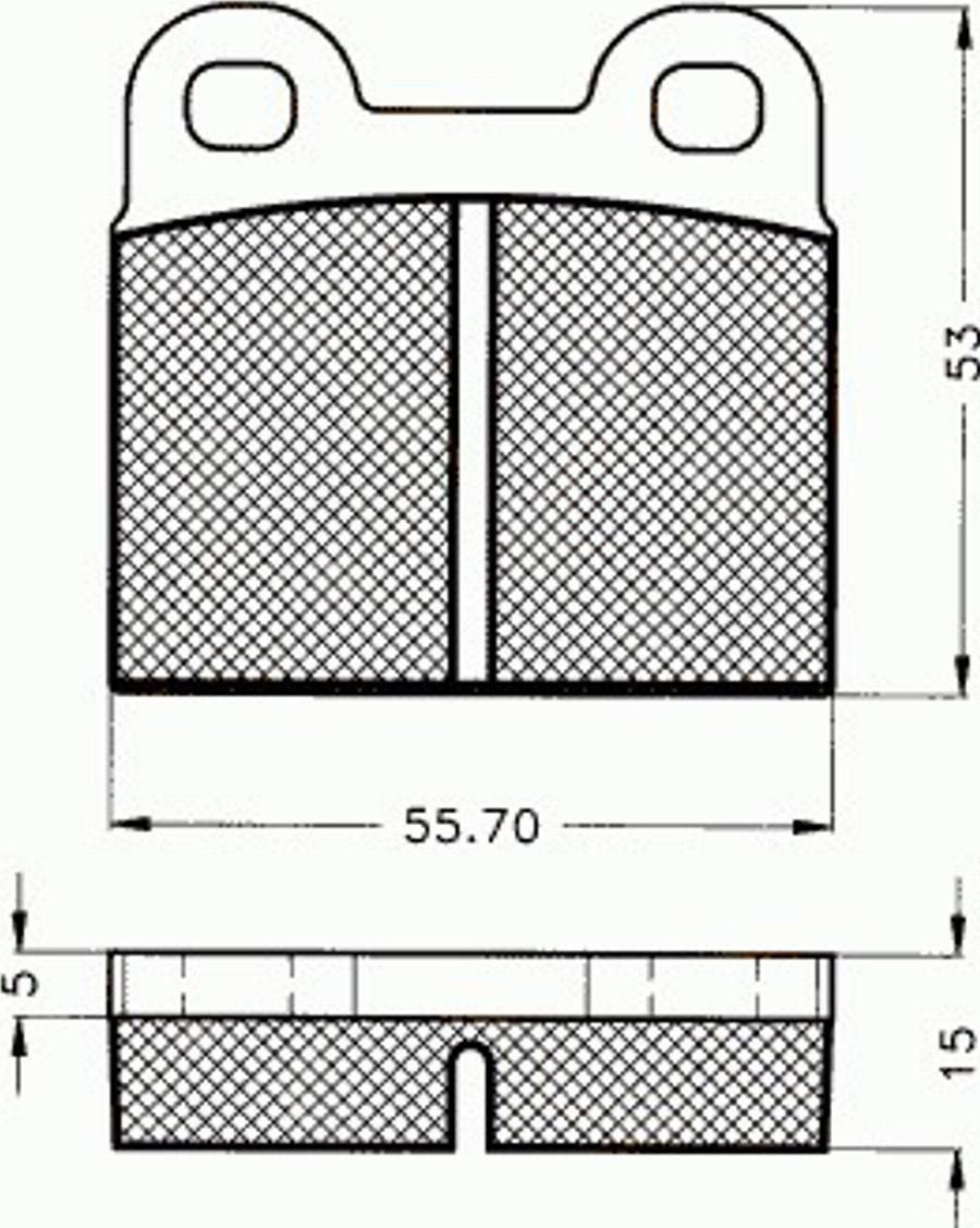 Pex 7115 - Тормозные колодки, дисковые, комплект www.autospares.lv