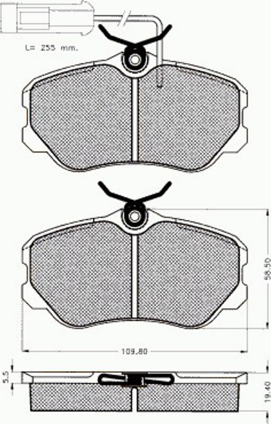 Pex 7131 - Bremžu uzliku kompl., Disku bremzes autospares.lv