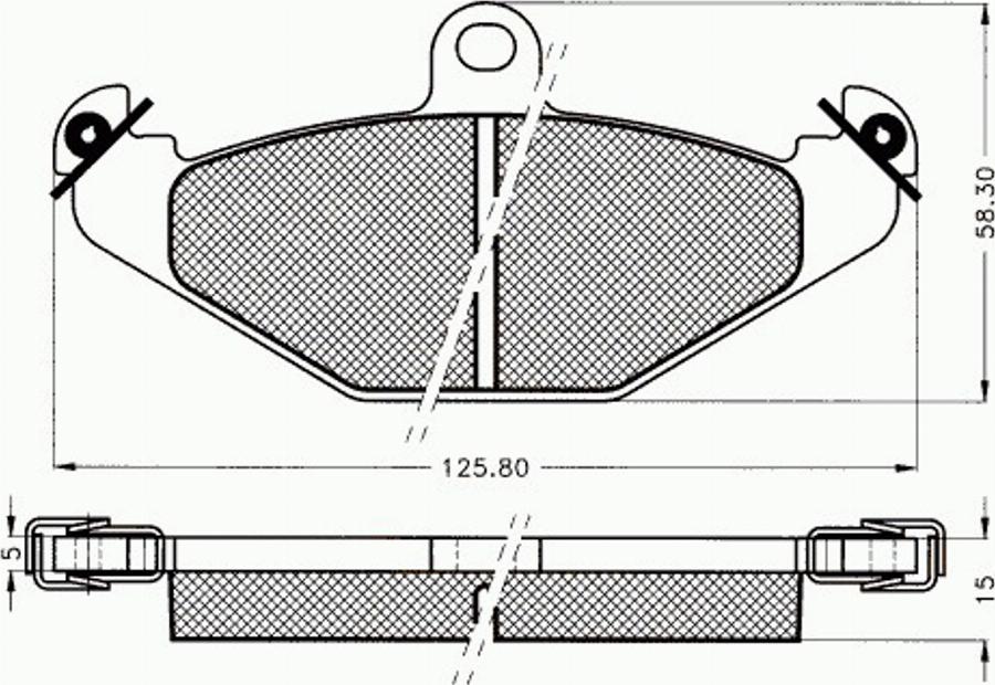 Pex 7.348 - Bremžu uzliku kompl., Disku bremzes autospares.lv