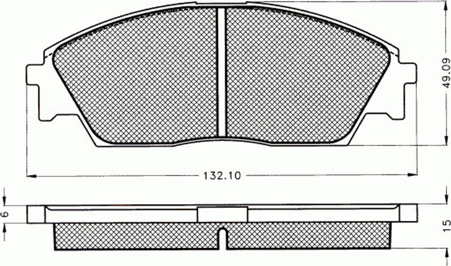 Pex 7.326 - Bremžu uzliku kompl., Disku bremzes autospares.lv