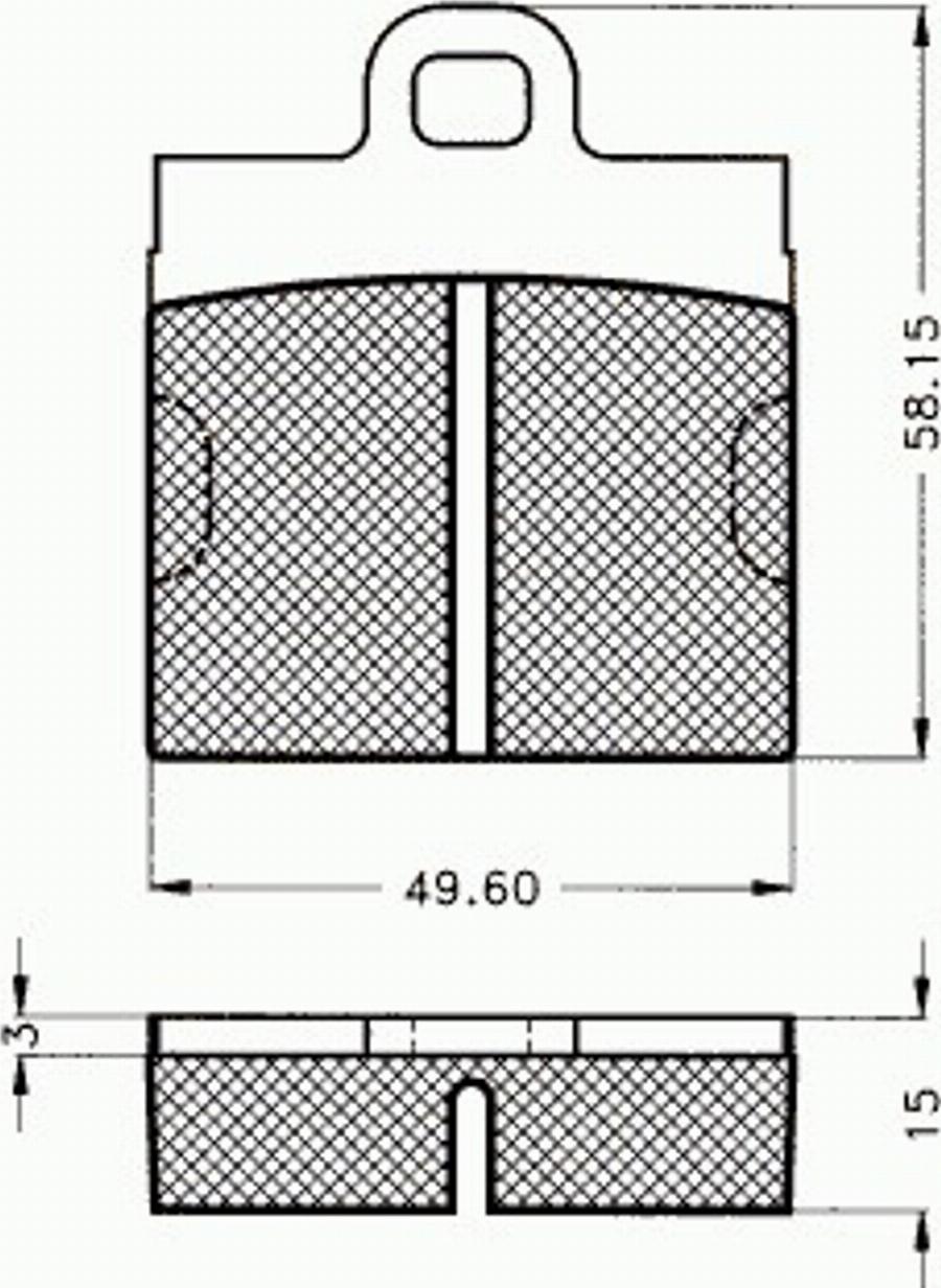 Pex 7294 - Тормозные колодки, дисковые, комплект www.autospares.lv