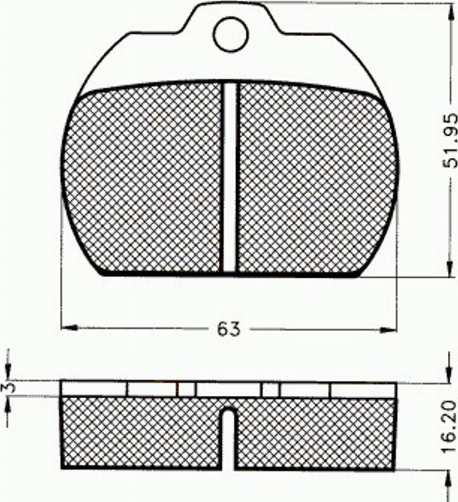 Pex 7.297 - Bremžu uzliku kompl., Disku bremzes autospares.lv