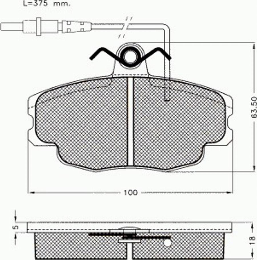 Pex 7273 - Brake Pad Set, disc brake www.autospares.lv