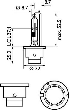 PHILIPS 85126VIC1 - Bulb, spotlight www.autospares.lv