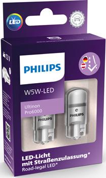 PHILIPS 11961HU60X2 - Kvēlspuldze, Salona telpas apgaismojums www.autospares.lv