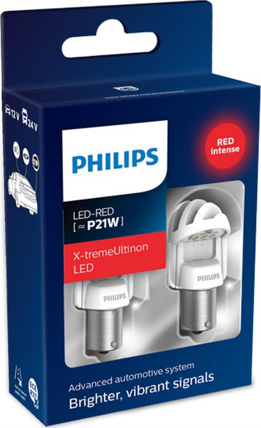 PHILIPS 11498XURX2 - Kvēlspuldze, Pagriezienu signāla lukturis autospares.lv