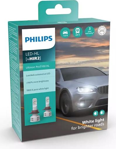 PHILIPS 11012U5100X2 - Kvēlspuldze, Pamatlukturis www.autospares.lv