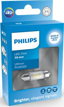 PHILIPS 11854CU60X1 - Kvēlspuldze, Salona telpas apgaismojums www.autospares.lv