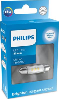 PHILIPS 11866CU60X1 - Kvēlspuldze, Salona telpas apgaismojums www.autospares.lv