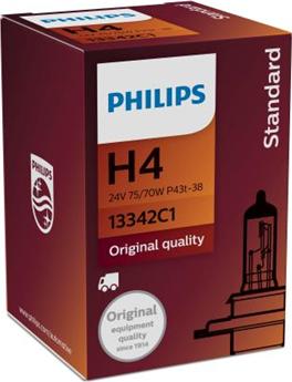 PHILIPS 13342C1 - Kvēlspuldze, Tālās gaismas lukturis www.autospares.lv