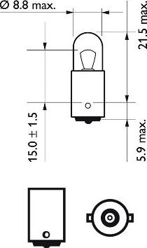 PHILIPS 12929B2 - Лампа накаливания, фонарь указателя поворота www.autospares.lv