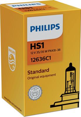 PHILIPS 12636C1 - Kvēlspuldze, Tālās gaismas lukturis www.autospares.lv