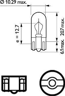 PHILIPS 12256CP - Лампа накаливания, фонарь указателя поворота www.autospares.lv