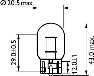 PHILIPS 12071B2 - Kvēlspuldze, Pagriezienu signāla lukturis www.autospares.lv