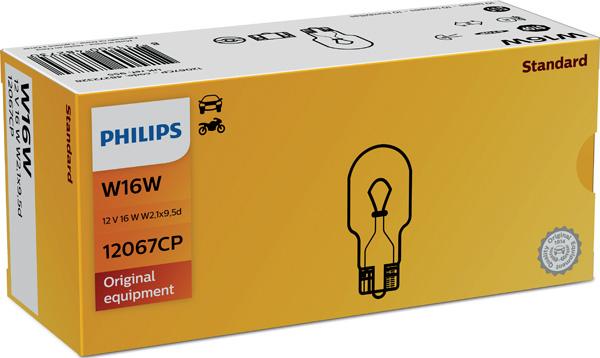 PHILIPS 12067CP - Лампа накаливания, фонарь указателя поворота www.autospares.lv