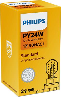 PHILIPS 12190NAC1 - Kvēlspuldze, Pagriezienu signāla lukturis autospares.lv