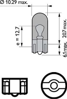 PHILIPS 12396NAB2 - Kvēlspuldze, Pagriezienu signāla lukturis www.autospares.lv