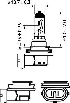 PHILIPS 12360WVUB1 - Kvēlspuldze, Tālās gaismas lukturis autospares.lv