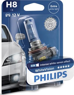 PHILIPS 12360WHVB1 - Kvēlspuldze, Tālās gaismas lukturis autospares.lv