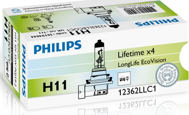 PHILIPS 12362LLECOC1 - Kvēlspuldze, Tālās gaismas lukturis autospares.lv