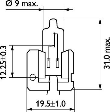 PHILIPS 12311C1 - Kvēlspuldze, Tālās gaismas lukturis www.autospares.lv