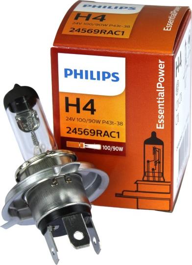 PHILIPS 24569RAC1 - Лампа накаливания, фара дальнего света www.autospares.lv