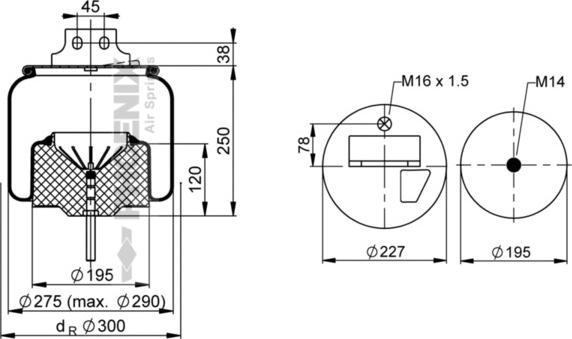 Phoenix 1 DF 20 G-2 - Pneimoatsperes spilvens, Pneimopiekare www.autospares.lv