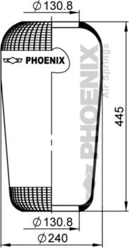 Phoenix 1 F 21 C-5 - Pneimoatsperes spilvens, Pneimopiekare www.autospares.lv