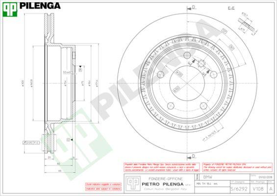 Pilenga V108 - Bremžu diski autospares.lv