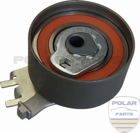 PolarParts 10004687 - Spriegotājrullītis, Gāzu sadales mehānisma piedziņas siksna www.autospares.lv