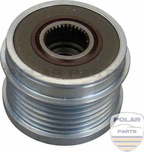 PolarParts 10004636 - Шкив генератора, муфта www.autospares.lv